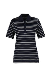 Poloshirt gestreift aus Baumwolle