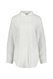 Longbluse aus Leinen