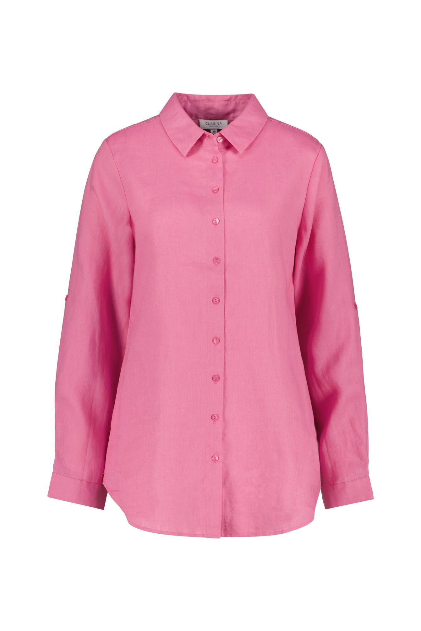 Longbluse aus Leinen