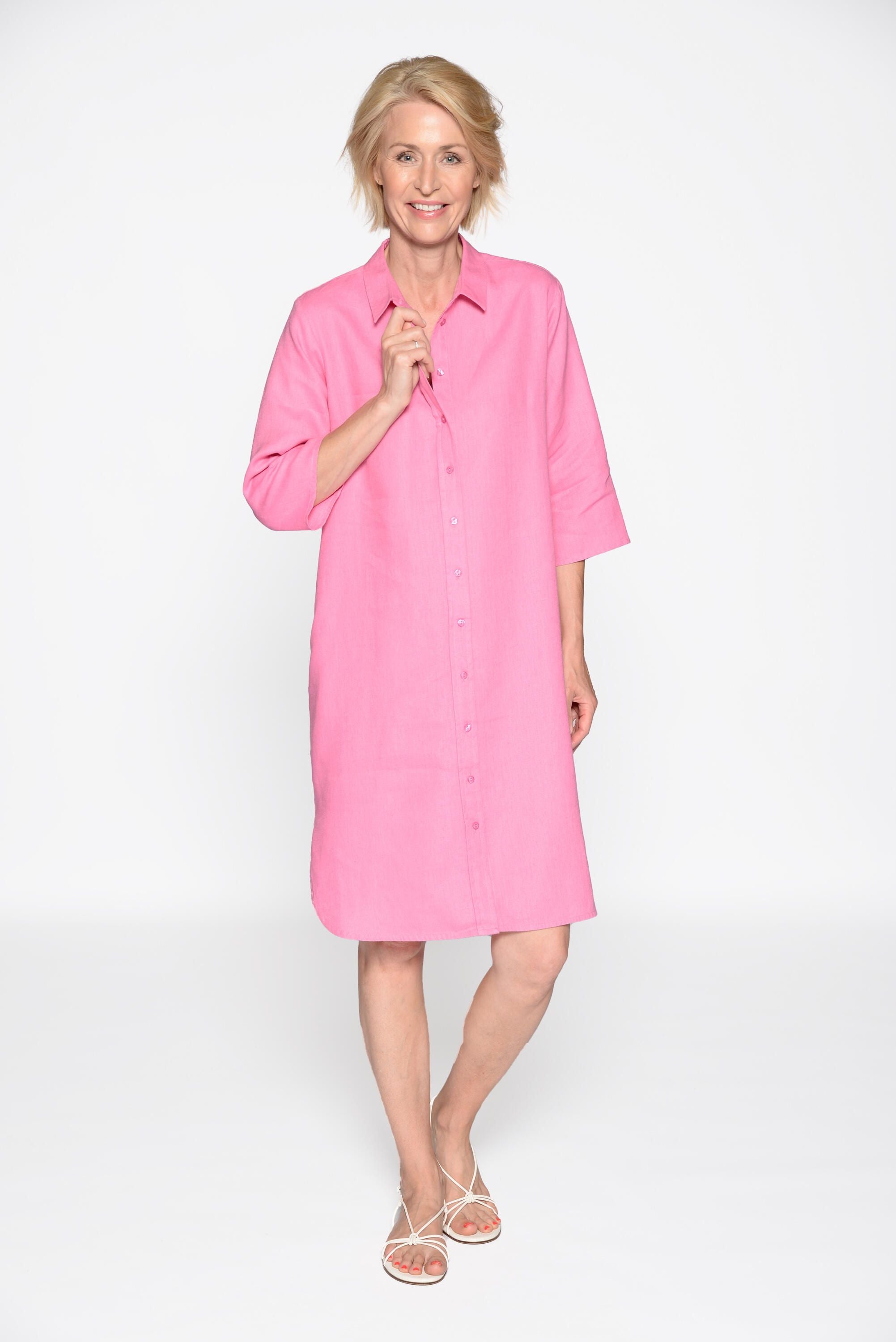 Freizeitkleid Midi aus Leinen