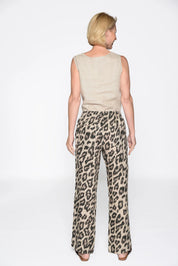 Leinenhose Wide Leg