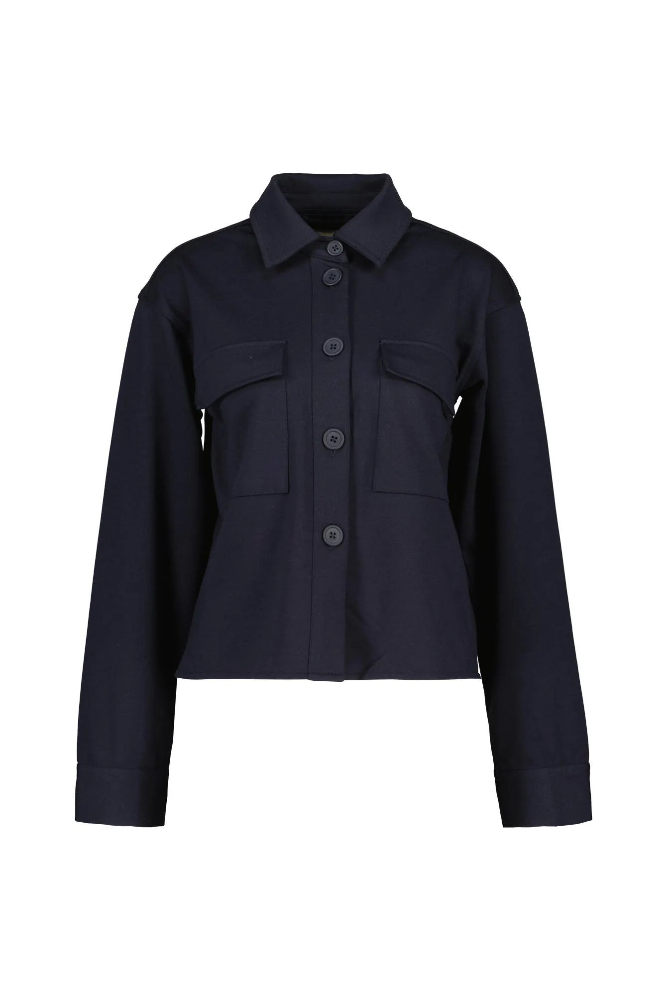 Overshirt mit aufgesetzten Brusttaschen