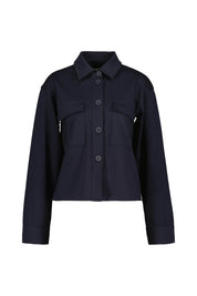 Overshirt mit aufgesetzten Brusttaschen