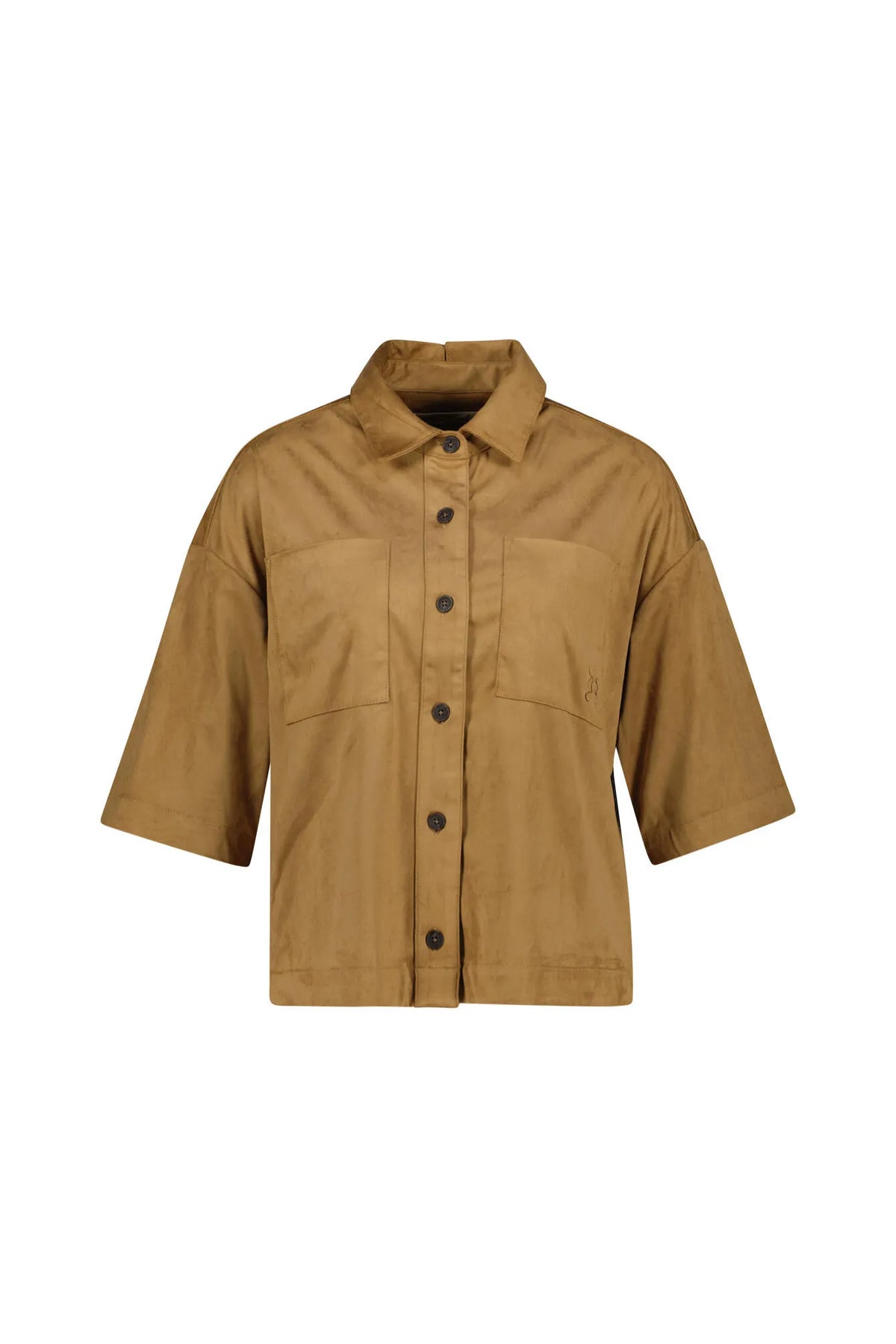Jacke mit aufliegendem Kragen