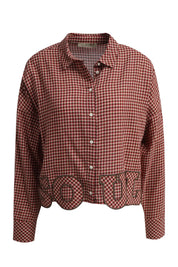 Bluse aus Baumwollmix