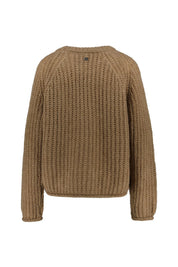 Strickpullover mit Rundhalsausschnitt