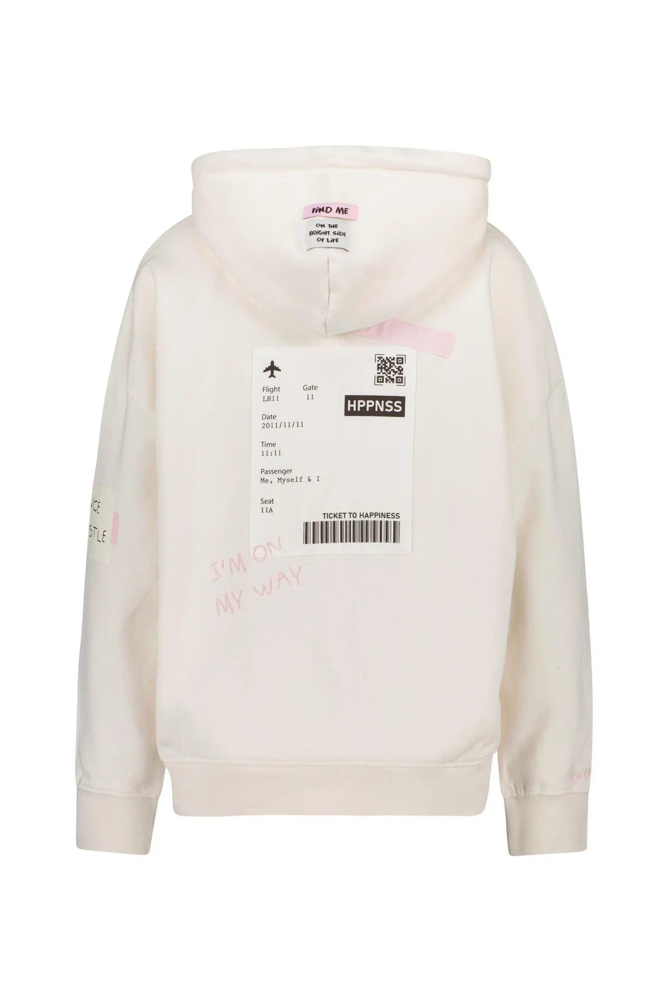 Sweathoodie oversized aus Baumwollmix