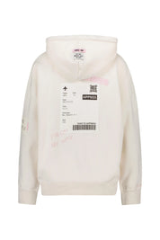 Sweathoodie oversized aus Baumwollmix