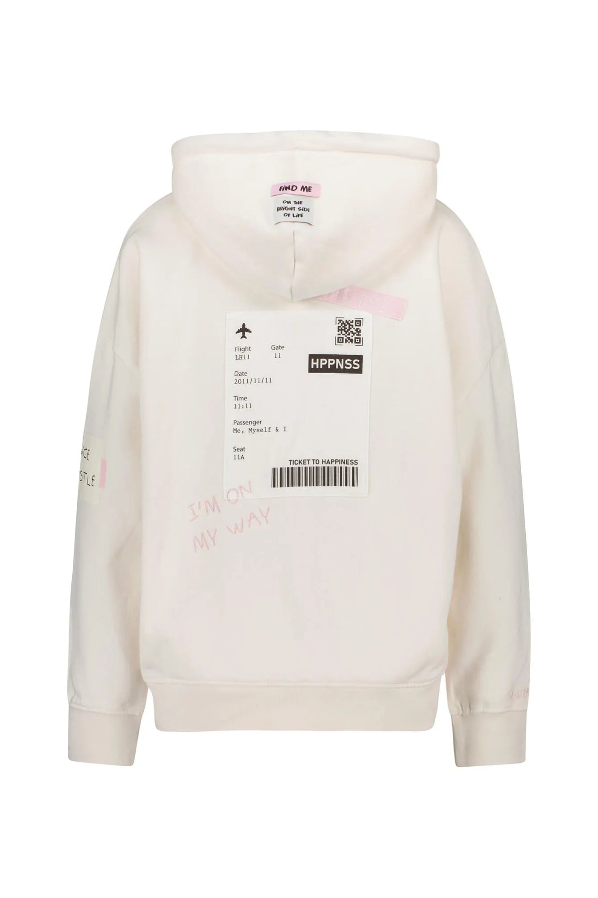 Sweathoodie oversized aus Baumwollmix
