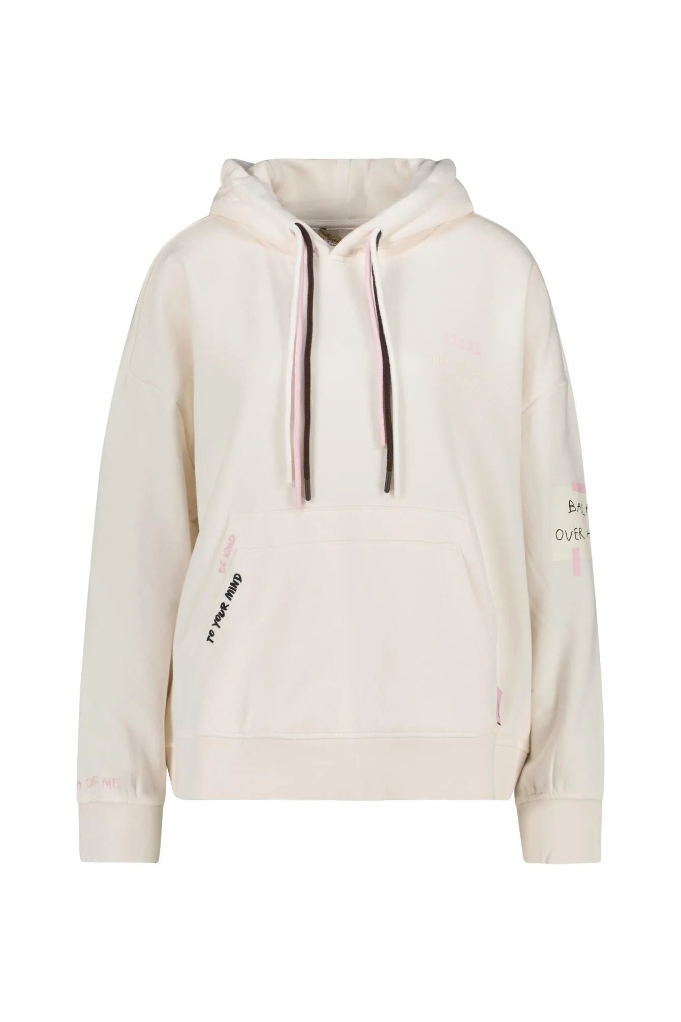 Sweathoodie oversized aus Baumwollmix