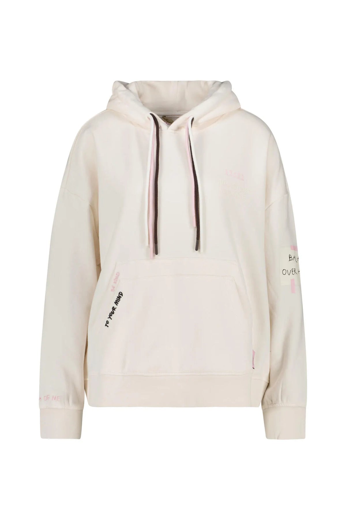 Sweathoodie oversized aus Baumwollmix
