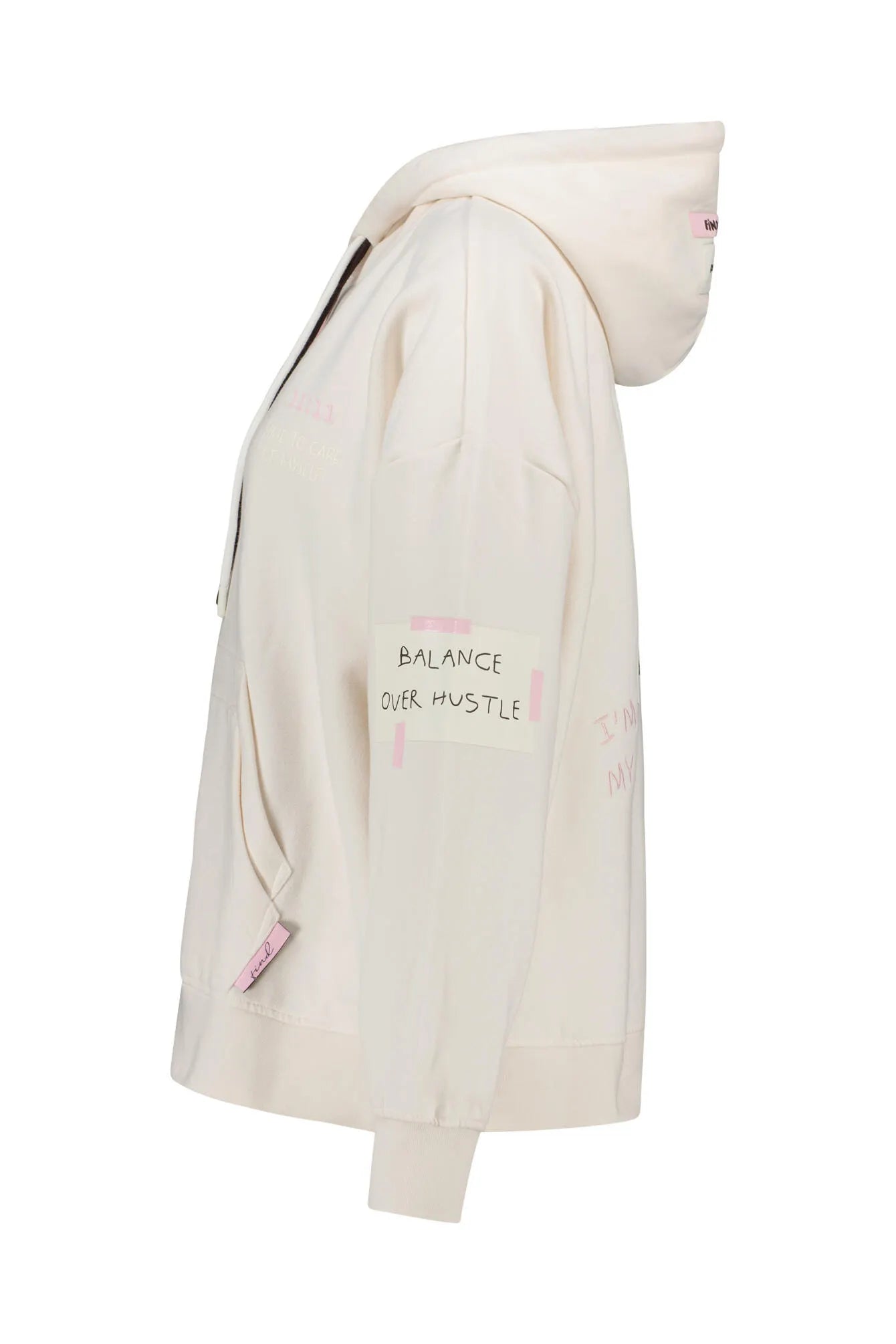 Sweathoodie oversized aus Baumwollmix