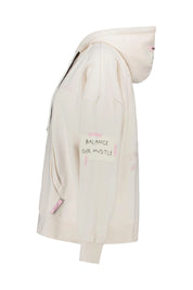 Sweathoodie oversized aus Baumwollmix
