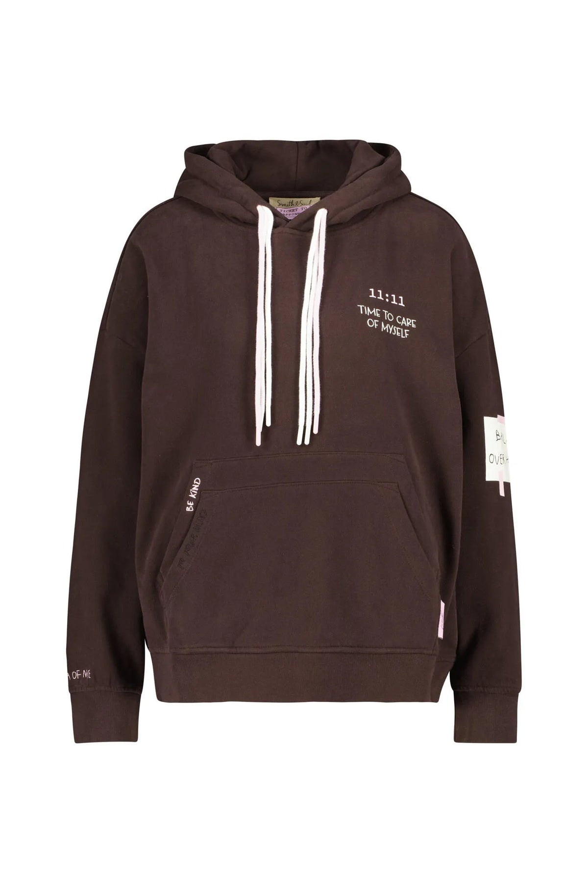 Sweathoodie oversized aus Baumwollmix