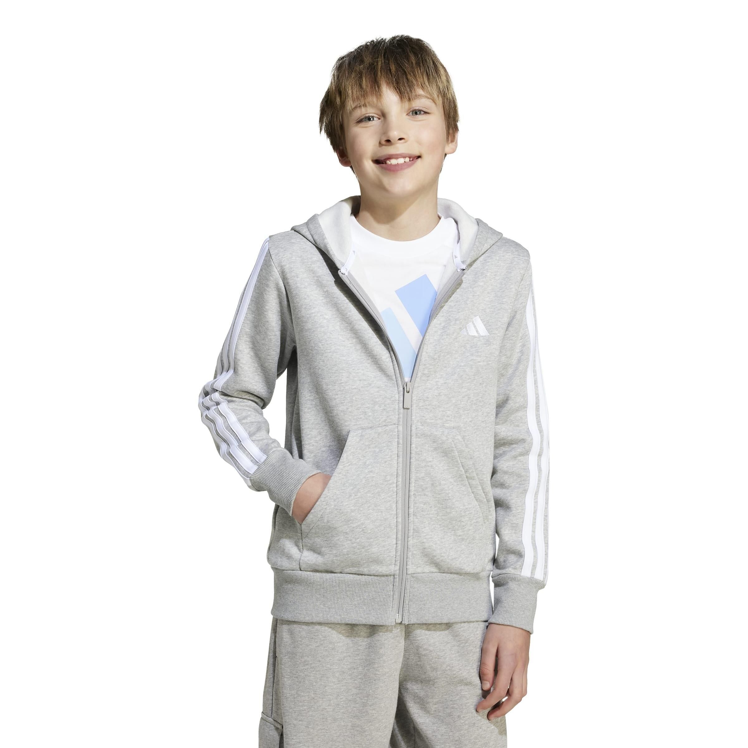 Sweatshirtjacke aus Baumwollmix
