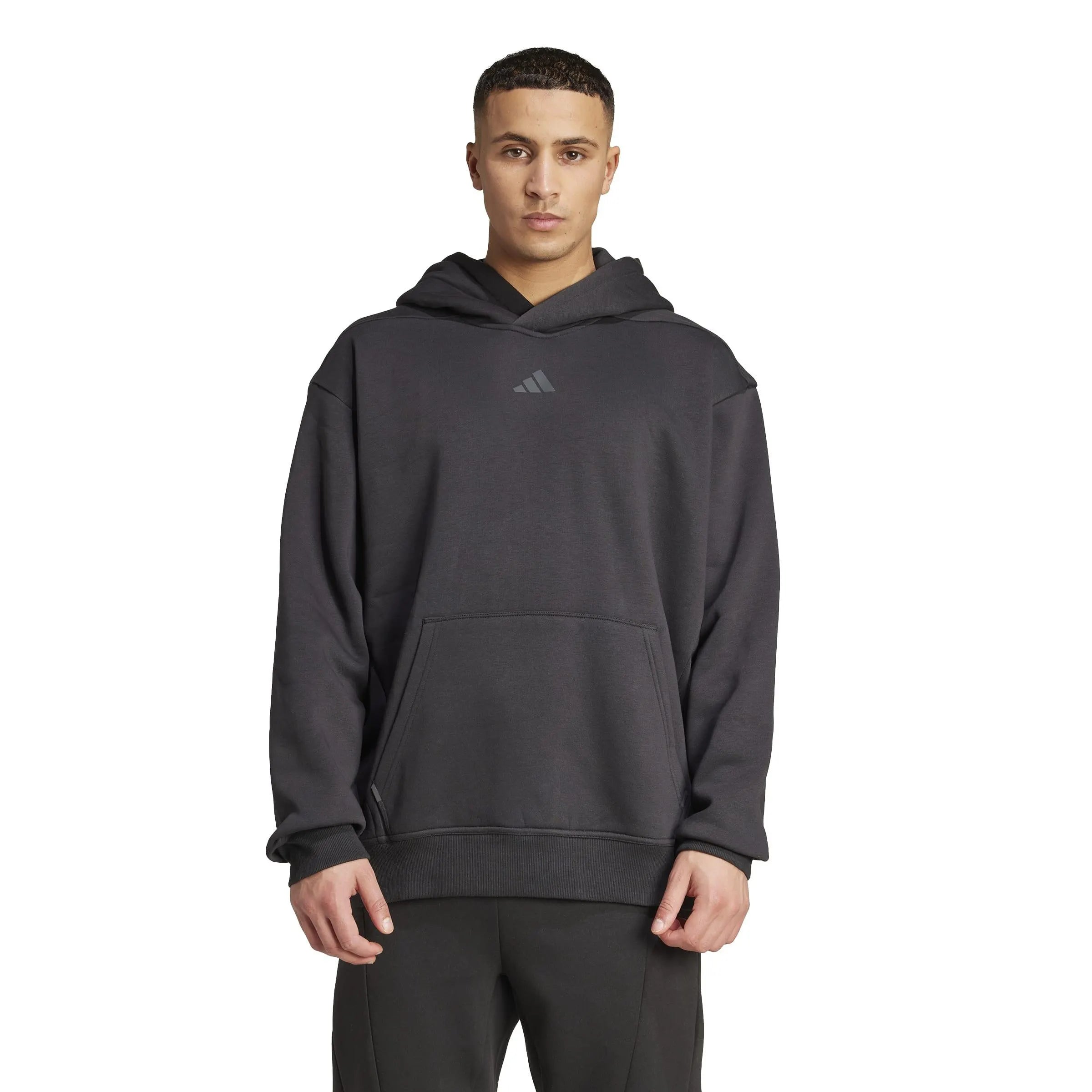 Sweathoodie oversized aus Baumwollmix