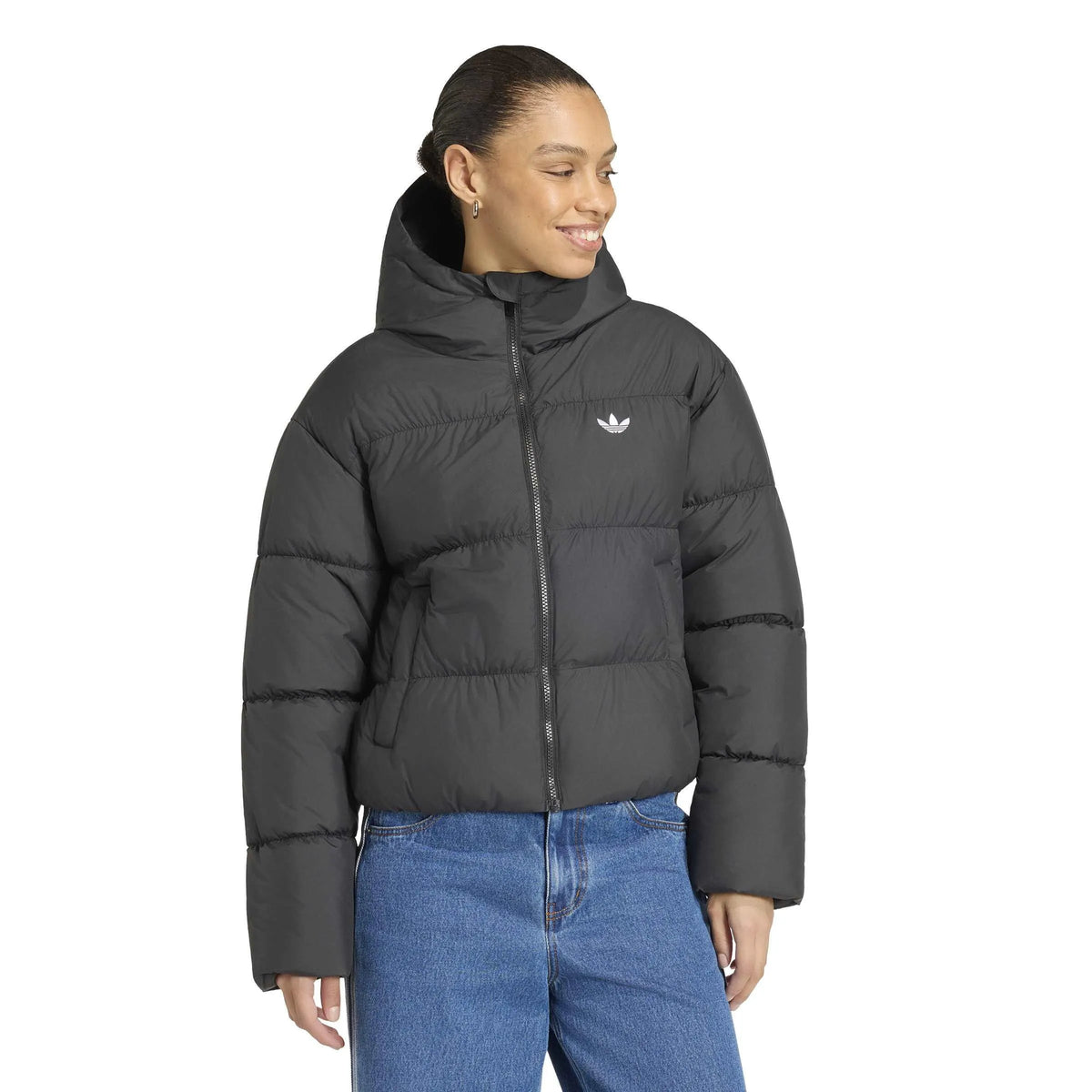 Steppjacke mit Kapuze