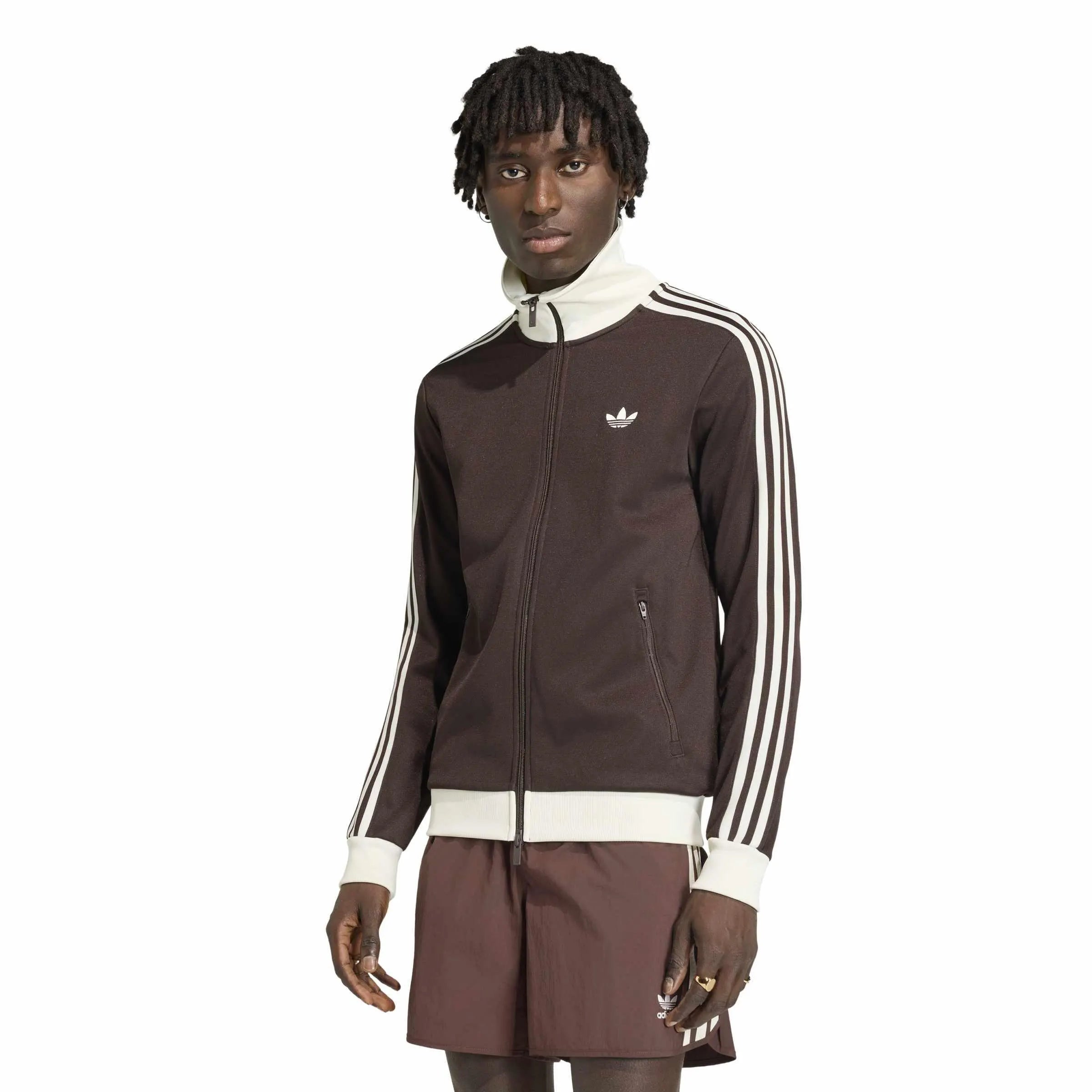 Trainingsjacke mit Stehkragen