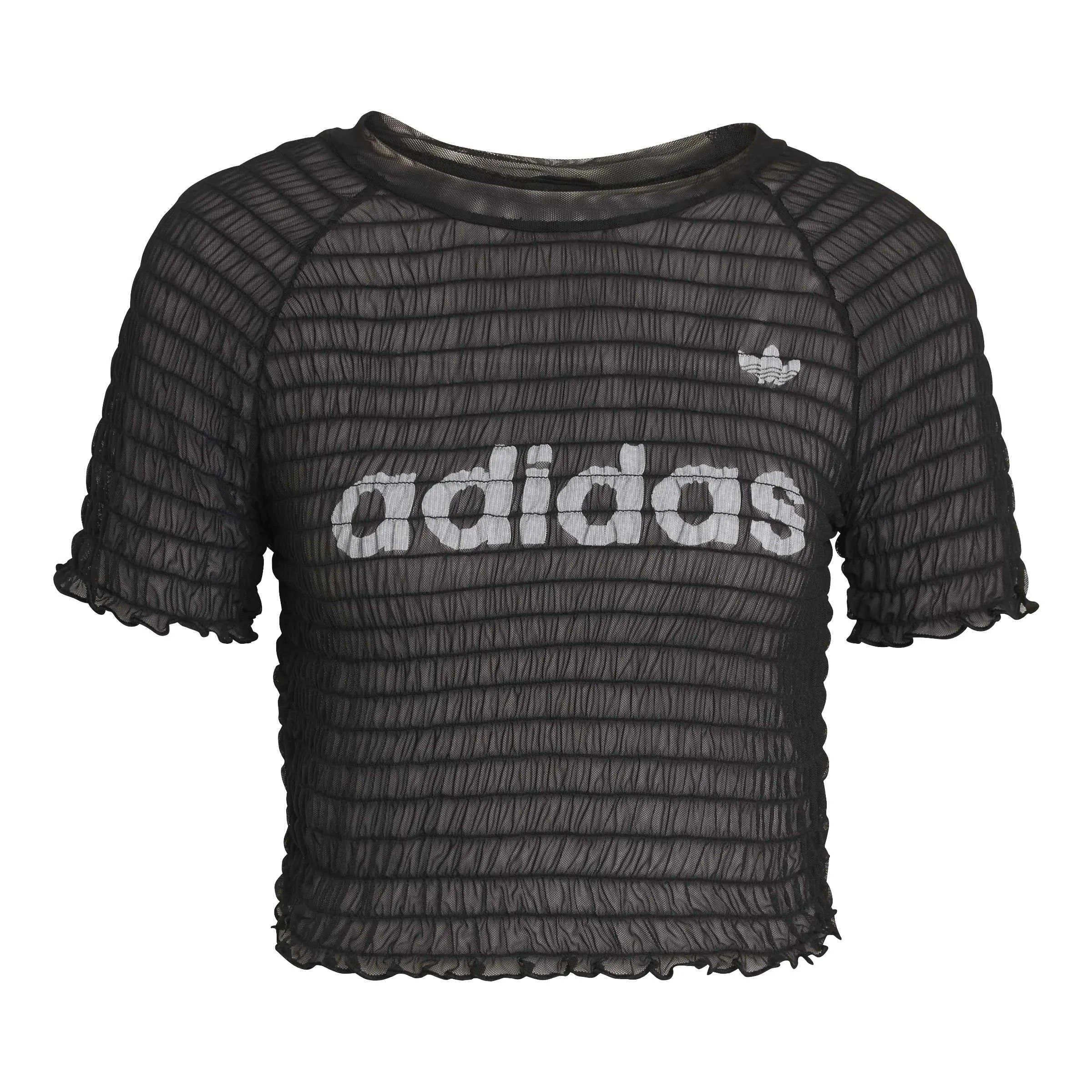 Funktionsshirt SMOCKED cropped