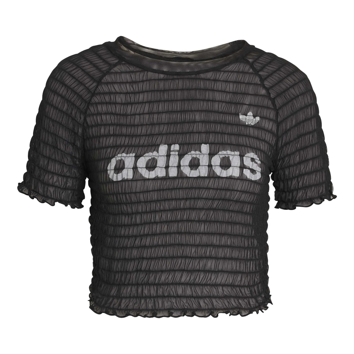 Funktionsshirt SMOCKED cropped