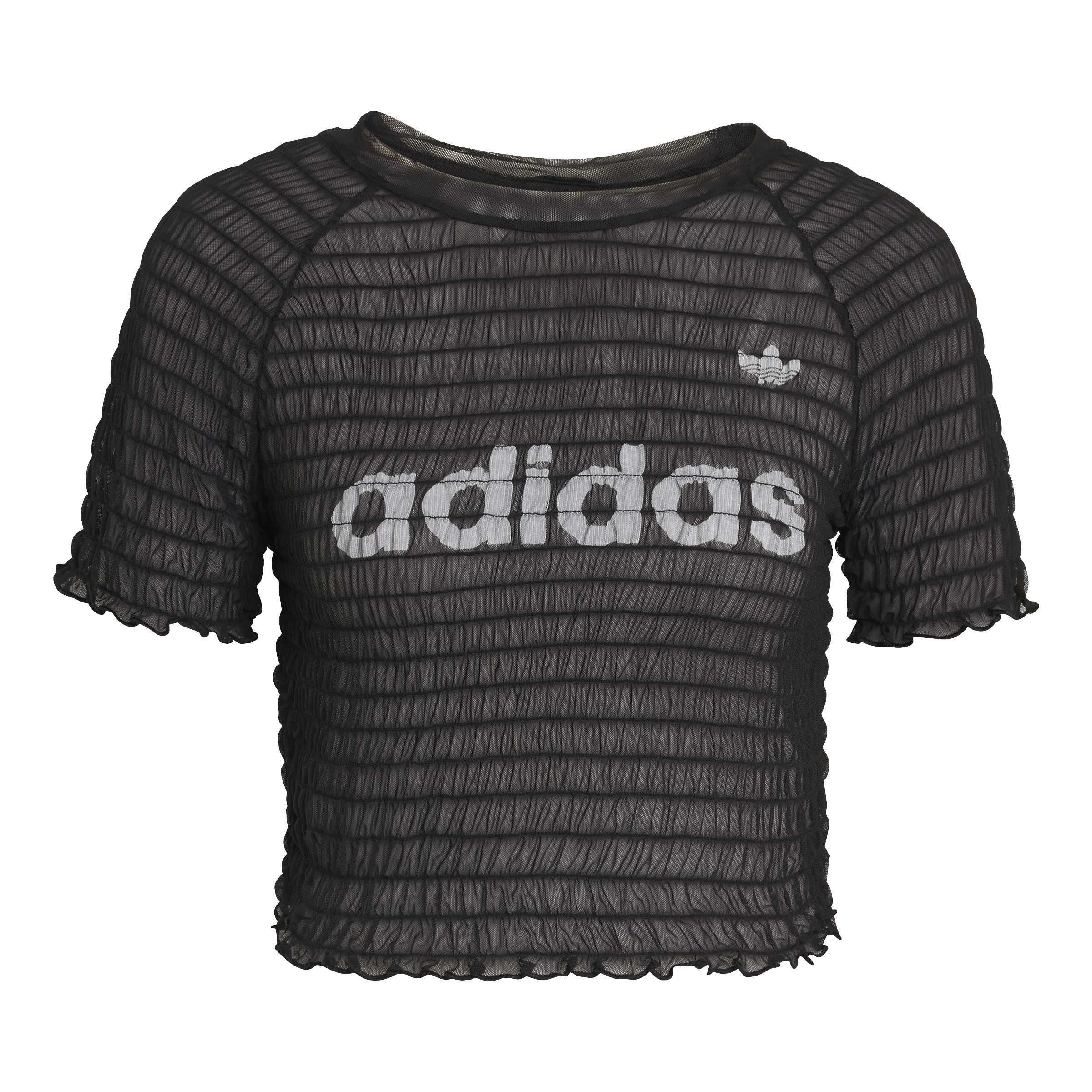 Funktionsshirt SMOCKED cropped