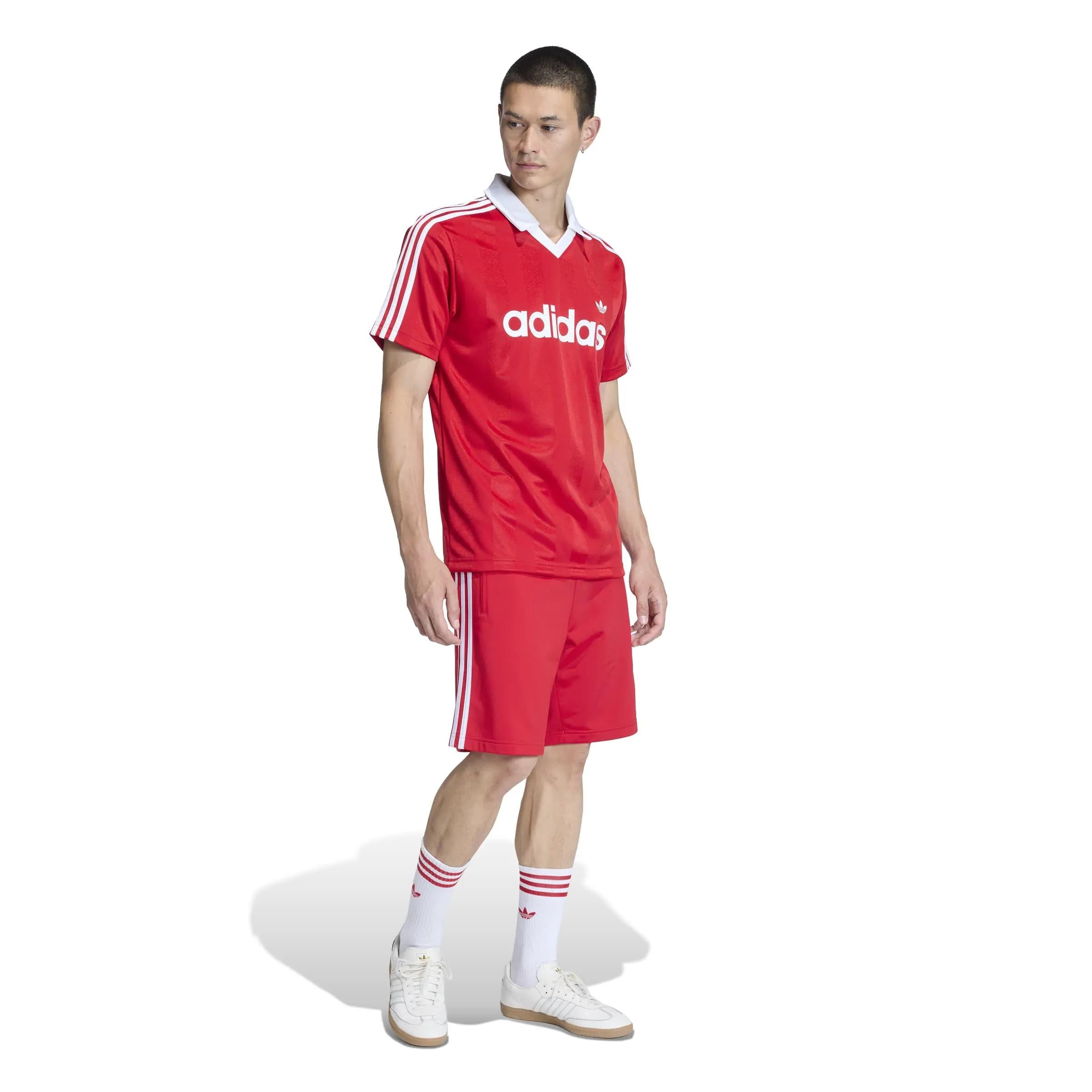 Funktionsshorts gestreift