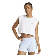 Top cropped aus Baumwolle