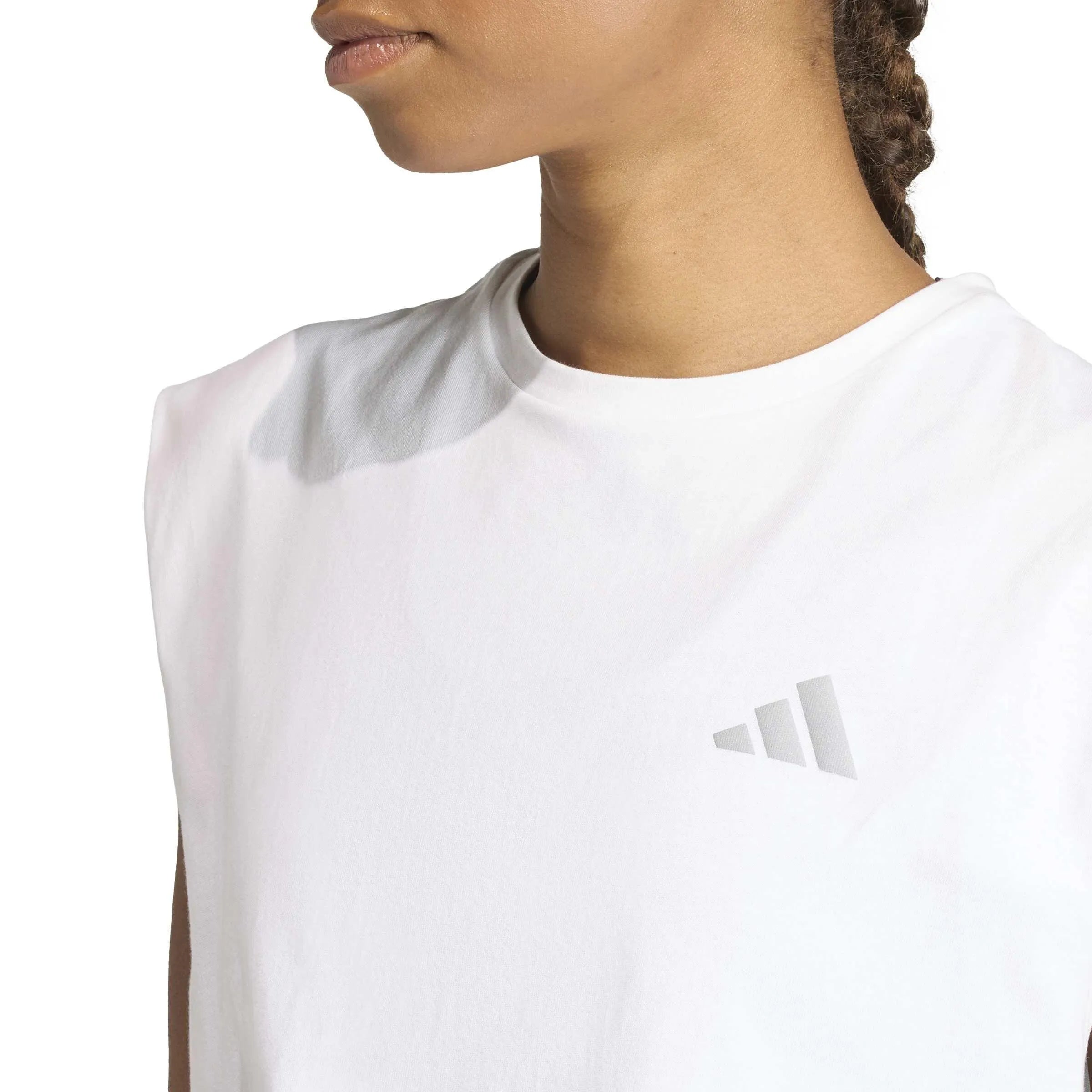 Top cropped aus Baumwolle