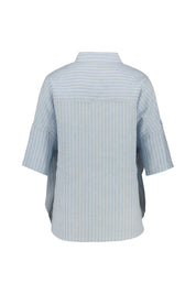 Leinenbluse gestreift