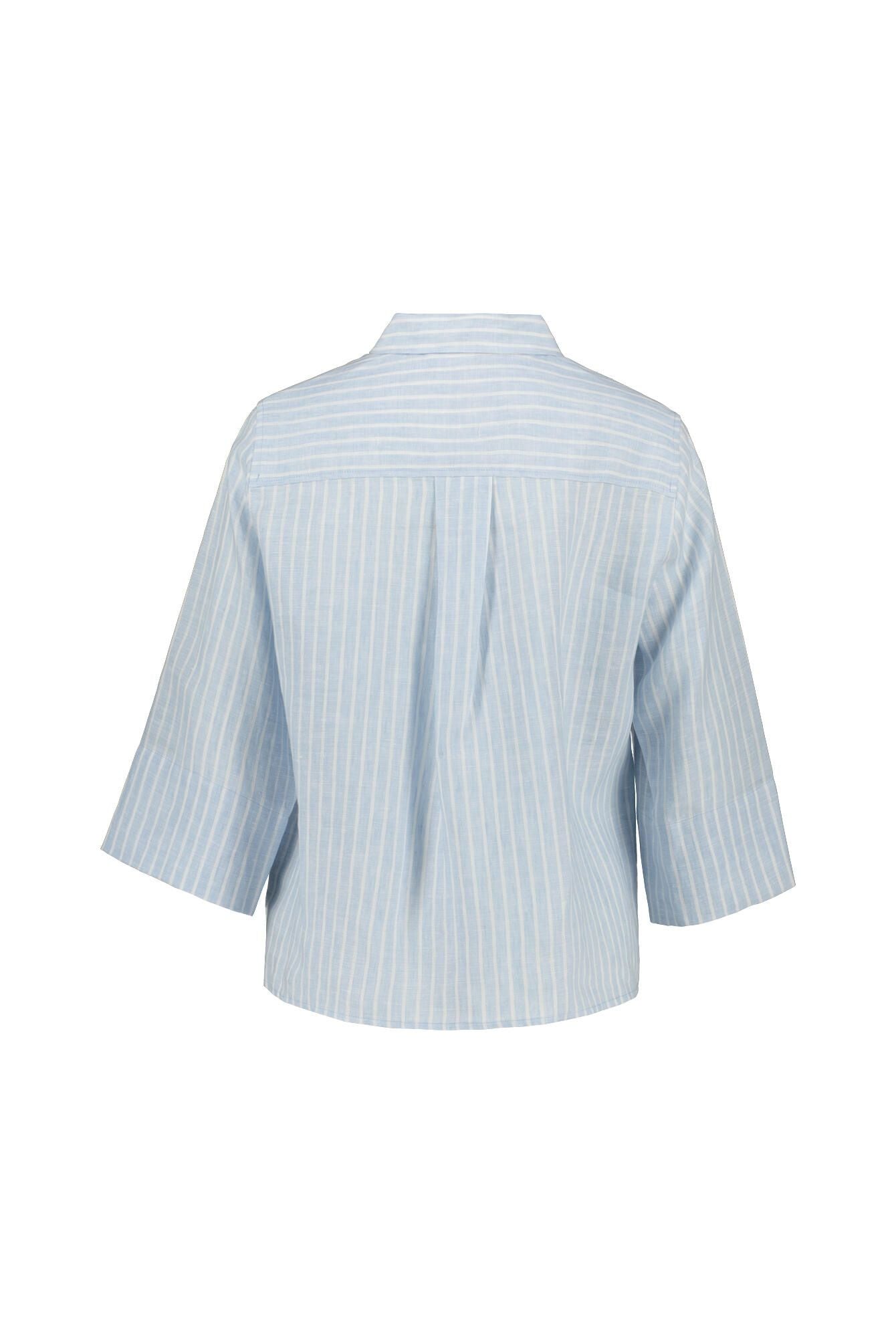 Leinenbluse gestreift
