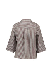 Leinenbluse gestreift
