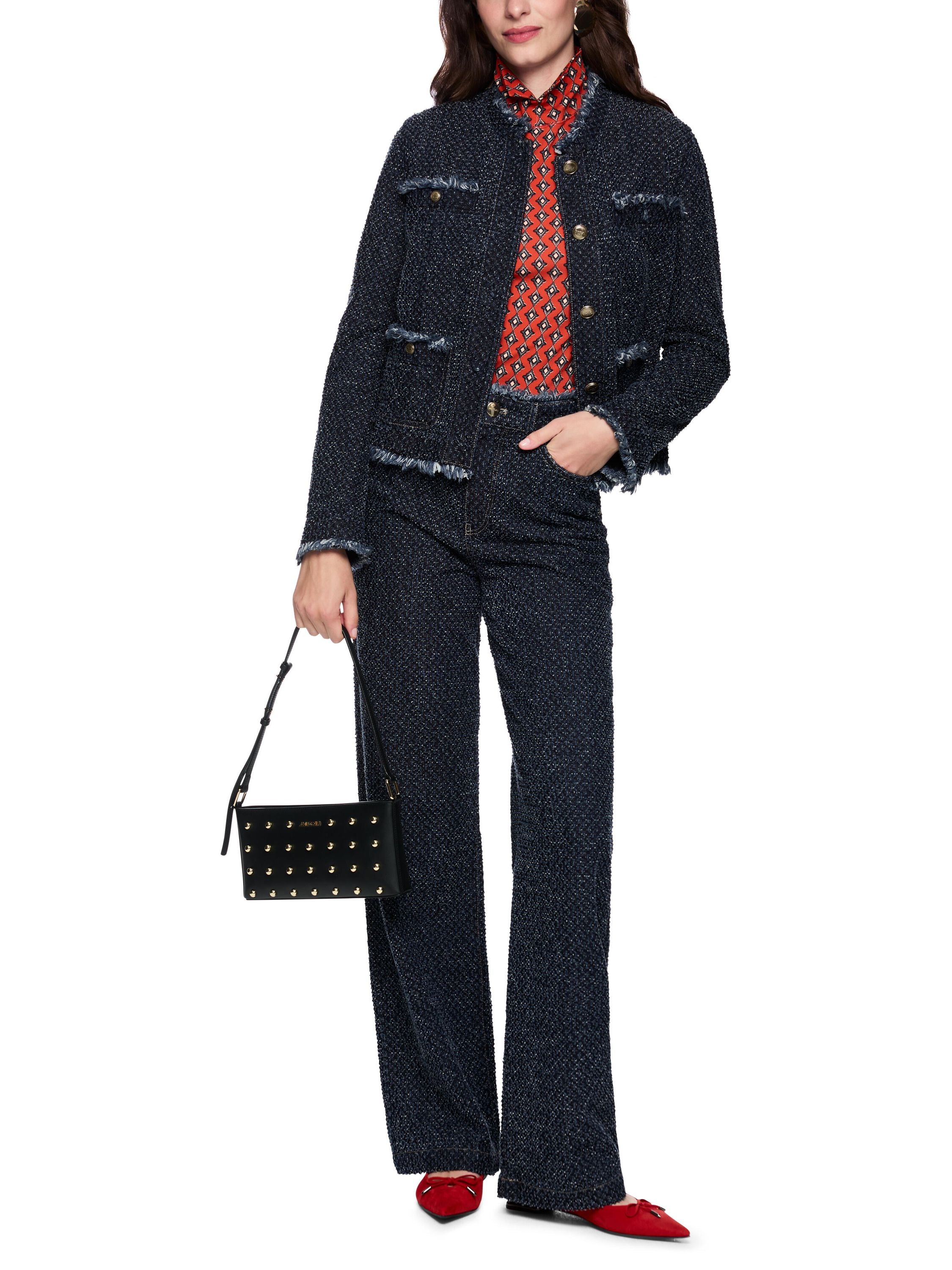 Jacke in Tweed-Optik