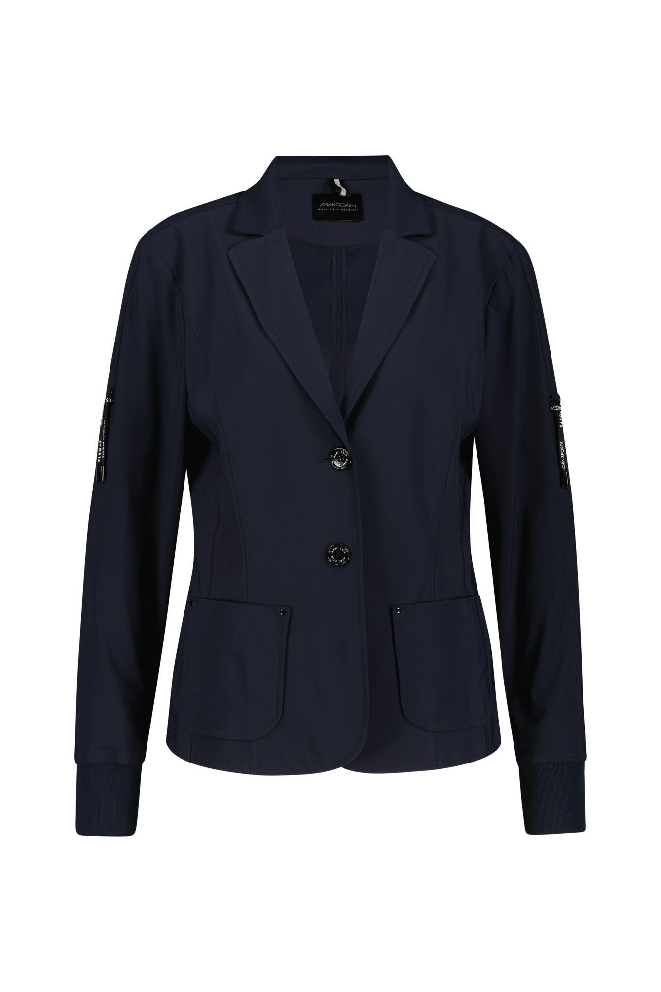 Blazer mit aufgesetzten Taschen