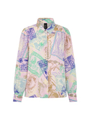 Bluse aus Viskosemix