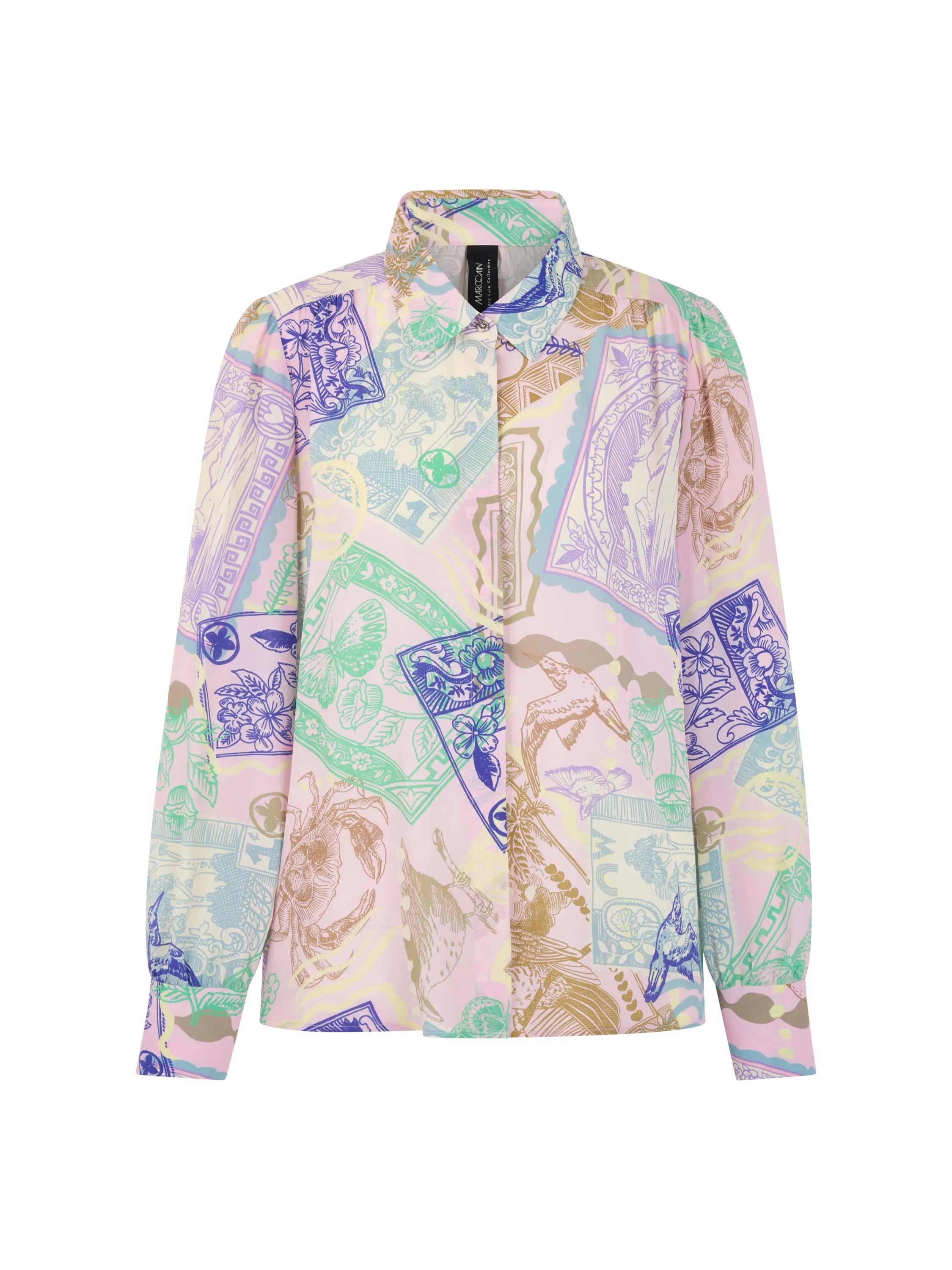 Bluse aus Viskosemix