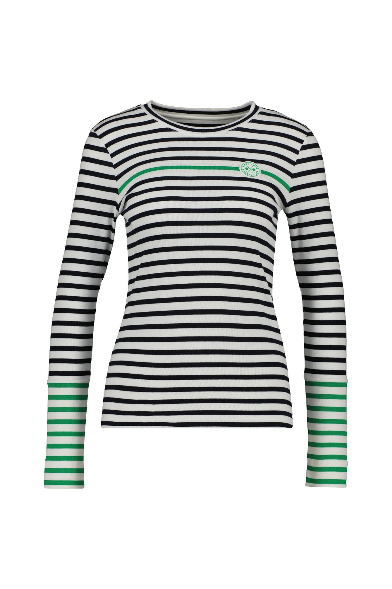 Langarmshirt aus Rippstrick