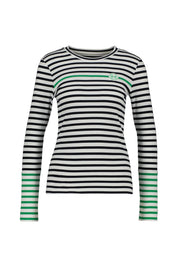 Langarmshirt aus Rippstrick