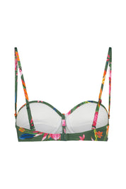 Bandeau-Bikini-Top floral