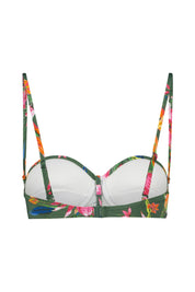 Bandeau-Bikini-Top floral