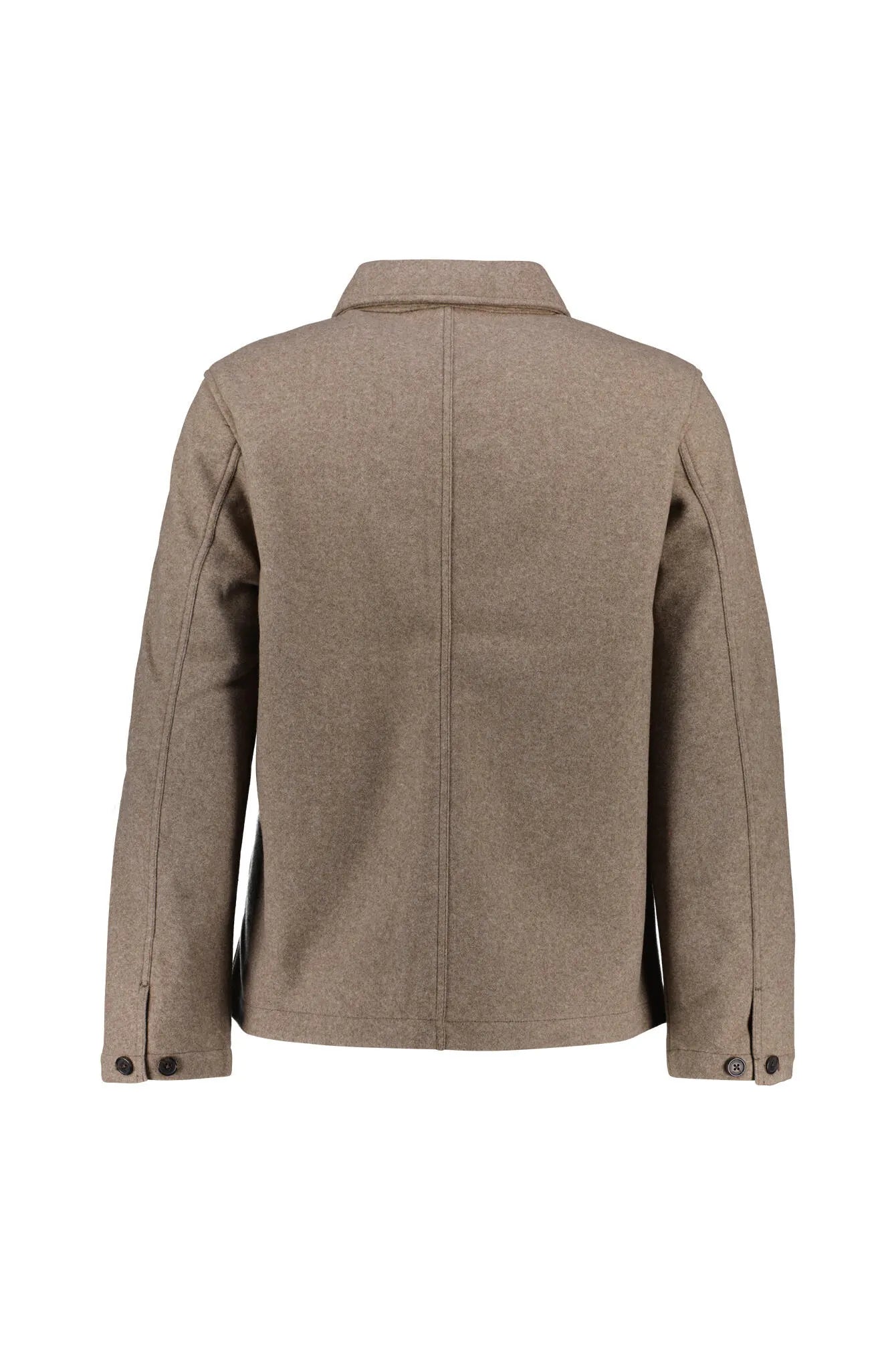 Wolljacke mit aufliegendem Kragen