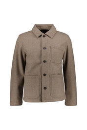 Wolljacke mit aufliegendem Kragen