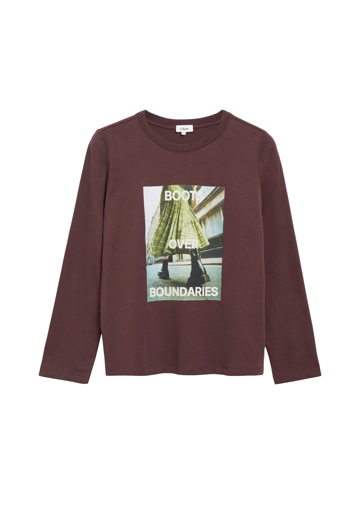Langarmshirt aus Baumwolle