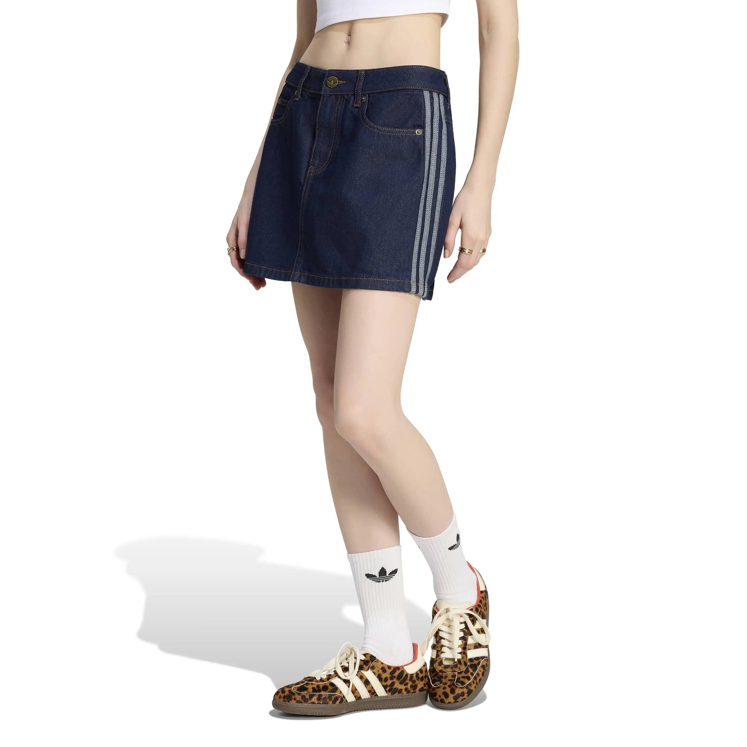 Jeansrock Mini aus Baumwolle