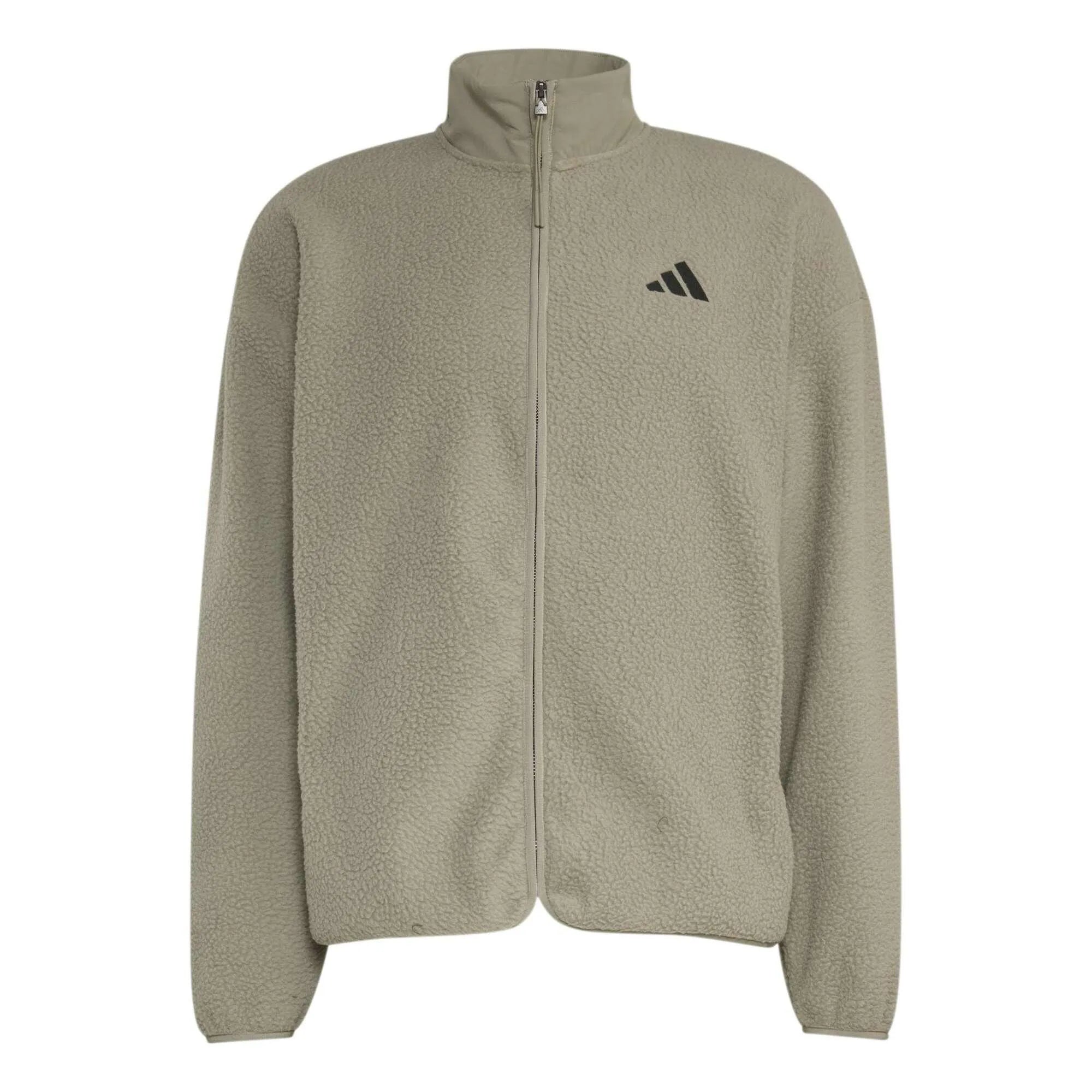 Fleecejacke mit Stehkragen