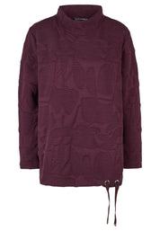 Sweatshirt mit Stehkragen