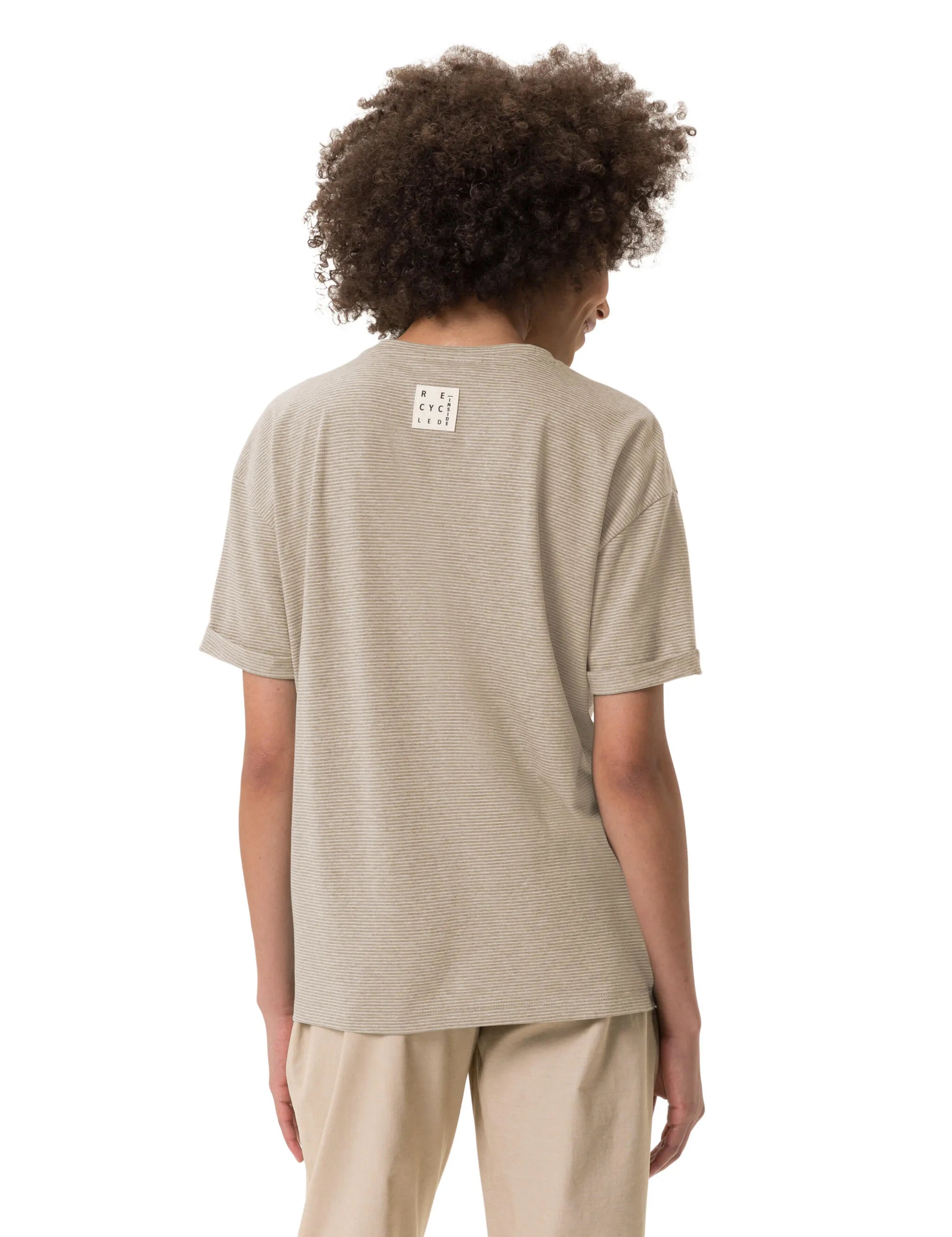 T-Shirt gestreift aus Baumwollmix