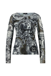 Langarmshirt aus Mesh