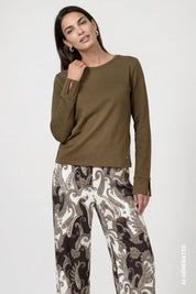 Langarmshirt aus Baumwolle