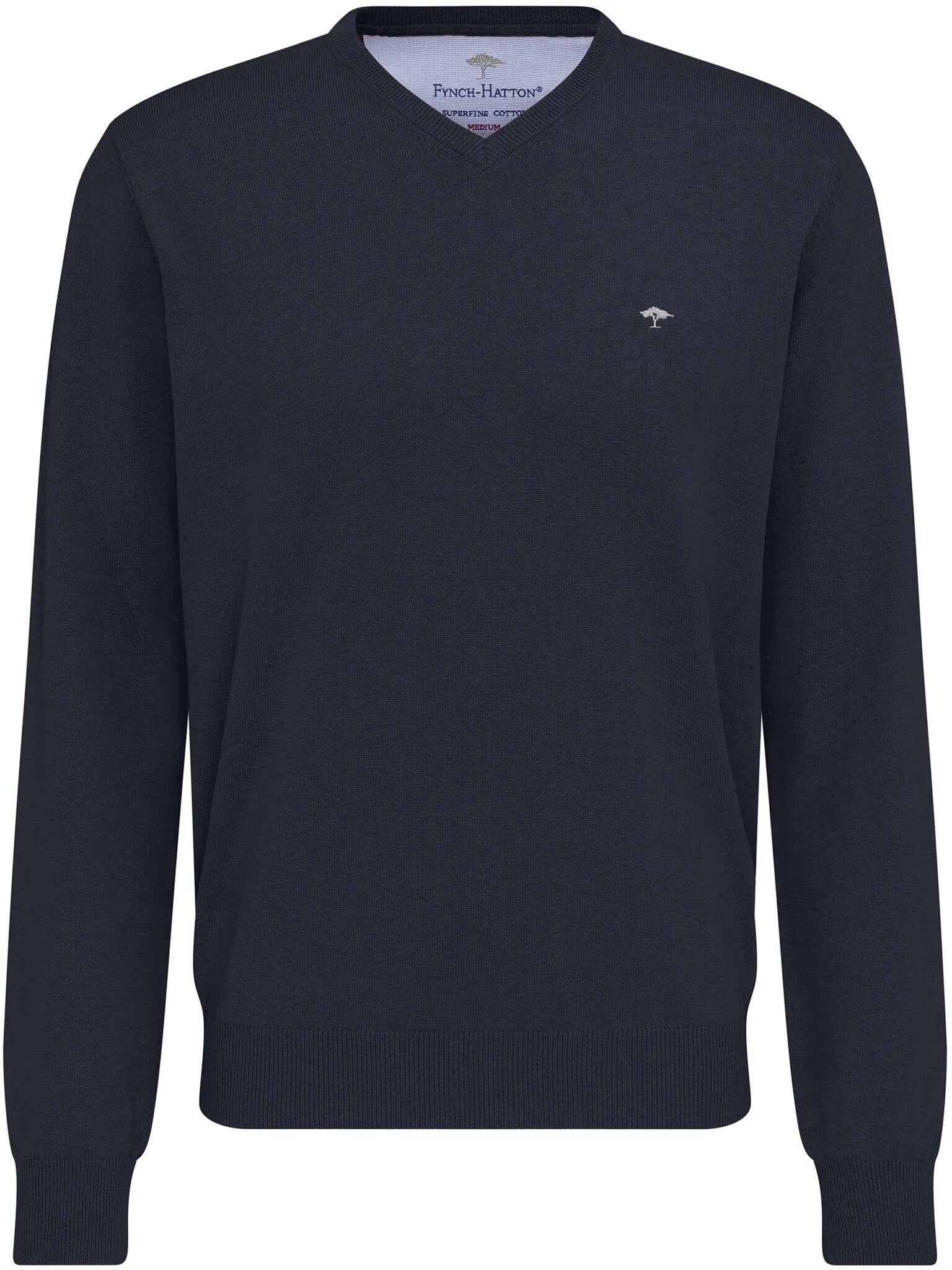 Strickpullover mit V-Ausschnitt