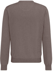 Strickpullover mit V-Ausschnitt